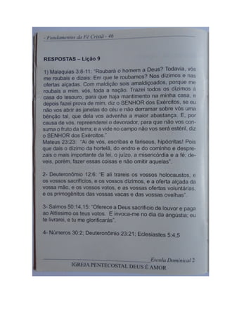 Revista Escola Dominical- IPDA