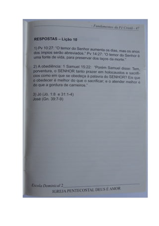 Revista Escola Dominical- IPDA