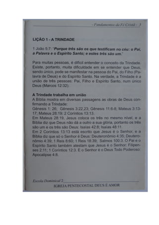 Revista Escola Dominical- IPDA