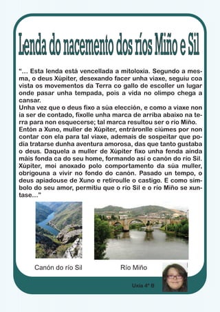! " # $
% %
# & ' (
$
#
# %
) #
$
% $ *
% # ' (
+
! ,- .
Canón do río Sil Río Miño
 
