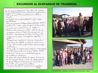 LA PLANCHADA  -Salidas y actividades extraescolares- pág. 5 EXCURSIÓN AL ECOPARQUE DE TRASMIERA 