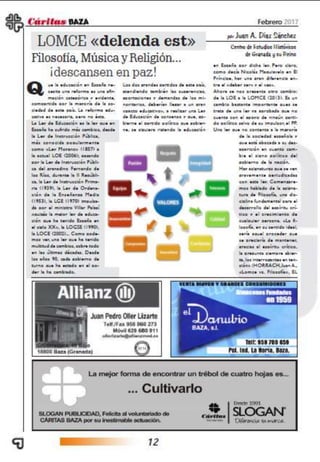 Revista Febrero Cáritas