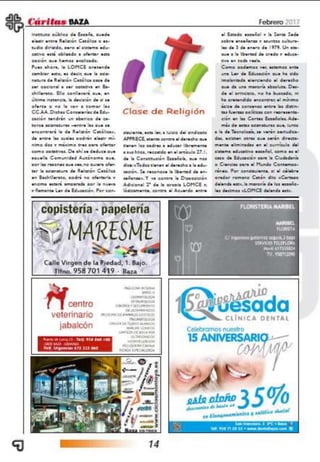 Revista Febrero Cáritas