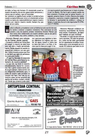 Revista Febrero Cáritas