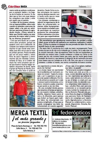 Revista Febrero Cáritas