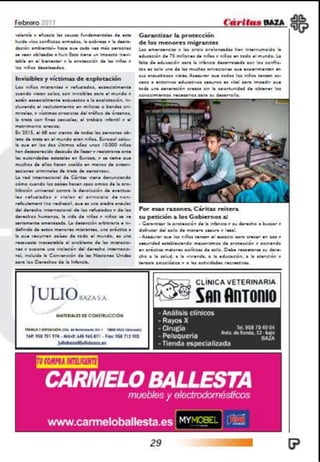 Revista Febrero Cáritas