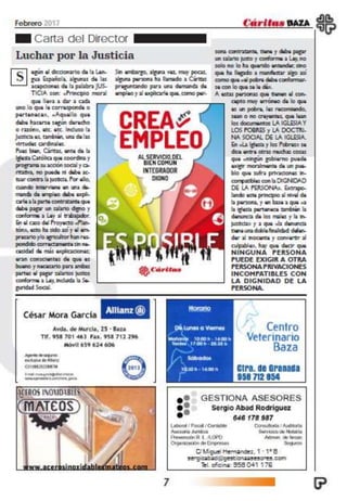 Revista Febrero Cáritas