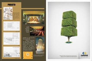 PROJETO


         Esboços dos estudos
         do grupo liderado por
         M. Valle (Aldo Rossi,
         Ignazio Gardella,
         Fabio Reinhart e
         Sibilla Angelo) para a
         reconstrução do
         teatro.




                                           Principal
                                           Salão do
                                       Teatro Carlo
                                         Felice com
                                        capacidade
                                          para 2000
                  Planta baixa
                                           pessoas.




                                  pirâmide ou cone que lhe
                                  trás a luz pelo teto.
                                           Quanto à construção
                                  do novo teatro, utilizou-se
                                  de materiais duráveis, como
                                  pedras, gesso e ferro na
                                  fachada, e mármore e
                         Corte
                                  madeira no seu interior,
                                  sugerindo uma imagem de
                                  segurança e sobrevivência a
                                  eternidade do edifício.




                                                           No hall, uma espécie de pirâmide
                                                           ou cone lhe trás a luz pelo teto.


               Fachada frontal

12
 