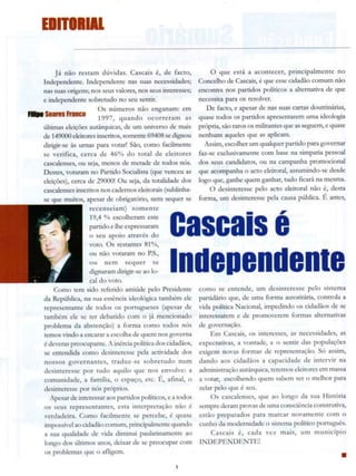 Revista Fundação Cascais - Setembro 2001