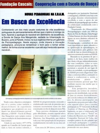 Revista Fundação Cascais - Setembro 2001