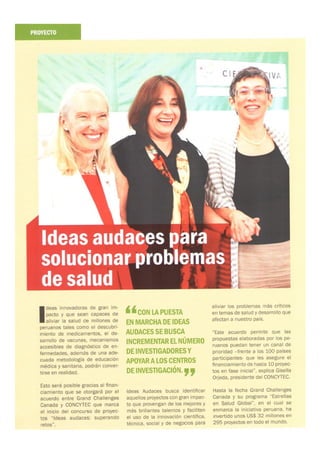 Ideas Audaces para solucionar problemas de salud - Revista Gana Más