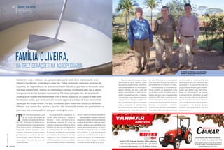 Gr Gente da terra
                                                ovÍDio De oliveira




                                              FAMíLIA OLIVEIRA,
                                              hÁ trez Gerações na aGropecuÁria
                                                                                                                                                                                                                                                              Sr. ovídio de oliveira e seus dois filhos,
                                                                                                                                                                                                                                                              Wander e Sidney, família proprietária
                                                                                                                                                                                                                                                              do Sítio Santa Cecília


                                              Sobreviver com o dinheiro da agropecuária não é tarefa fácil, conversando com                                                     Nesses mais de cinquenta anos      da vaca. Pois tornou-se necessário       na produção se acumularam, e a
                                                                                                                                                                            dedicados ao gado leiteiro, viram      lavá-las e secá-las para dar início ao   família precisou se desfazer das
                                              diversos produtores, constatamos esse fato. Todos reclamam das taxas abusivas de
                                                                                                                                                                            mudanças significativas acontece-      procedimento de retirada do leite.       máquinas e de um terreno de sua
                                              impostos, da dependência de uma estabilidade climática, que vem se tornando cada                                              rem. Ainda lembram-se dos tempos           Paralelamente a atividade lei-       propriedade. Mesmo após enfren-
                                              vez mais imprevisível, devido aos fenômenos naturais originados pelo uso e abuso                                              sem a ordenha, em que o leite era      teira, o cultivo do amendoim tinha       tarem essa difícil crise, não desis-
                                                                                                                                                                            tirado manualmente e sem os cui-       se tornado muito lucrativo para a        tiram do agronegócio, se uniram
                                              irresponsável do ser humano na natureza. Portanto, o simples fato de uma família
                                                                                                                                                                            dados necessários com a higiene.       família, até que, com a transição dos    e investiram na atividade da qual
                                              conseguir se manter exclusivamente com a renda adquirida do campo é algo nem                                                  Contam que regras de higienização      governos FHC para o governo Lula,        nunca abriram mão, e conseguiram
                                              tão simples assim, que se tornou até mesmo especial nos dias de hoje, merecendo                                               vêm ganhando espaço e rigidez en-      o valor da saca do fruto despencou       provar a eles mesmos e aos outros,
                                                                                                                                                                            tre os produtores, e que os cuidados   para menos da metade do valor que        que a melhor maneira de se ganhar
                                              destaque em nossa revista. Por isso, trouxemos para os leitores a história da família
                                                                                                                                                                            com a qualidade do produto final       estavam acostumados a receber.           uma guerra é não desistir de uma
                                              Oliveira, que apesar dos apuros e apertos, não desistiu de investir em gado leiteiro e,                                       se inicia com ela, antes mesmo da      Com isso, as dívidas dos maquiná-        batalha, por mais difícil que ela
                                              com isso, tem conseguido se reerguer crise após crise.                                                                        mangueira ser colocada nas tetas       rios adquiridos para o investimento      possa parecer.




                                              T
                                                      udo teve início quando o pai          Na propriedade trabalham Sr.          tornar a renda da família satisfatória.
                                                      do Sr. Ovídio de Oliveira se      Ovídio, seus dois filhos, Sidney e            Para atingirem o objetivo desejado,
                                                      instalou na região de Marília,    Wander e mais um funcionário.             adquiram no último mês mais sessenta
                                              em 1927, de lá para cá a família se de-   Atualmente possuem 65 vacas na            novilhas de girolando, gado que consi-
                                              dica exclusivamente à agropecuária.       ordenha e tiram uma média de 400 a        deram o melhor para a atividade, pois

                                                                                                                                                                                                                  anÚncio
                                              Com altos e baixos, já investiram na      500 litros de leite por dia, destinados   apesar de produzir menos do que o
                                              cultura de diversos produtos, como        ao laticínio Gege, de Oscar Bressane.     holandês é mais resistente e mais fácil
                                              melancia, amendoim e milho, sempre        No entanto, consideram a quantidade       nos cuidados, já que se alimentam
                                                                                                                                                                                                      cafeeiro
                                                                                                                                                                                                         1155-4 / 4 ) p Á G i n a
                                                                                                                                                                                                            ( 4x4
                                                                                                                                                                                                               1
J ul h o/a g o s t o · 2 0 1 1




                                              paralelamente à produção de leite,        produzida insuficiente para uma boa       quase que exclusivamente de forra-
                                              atividade que nunca abriram mão,          margem de lucro. Pretendem atingir        geiras, precisando de complementa-




                                                                                                                                                                                                                                                                                                                          Giro rural
                                                                                                                                                                                                                                                                                    Comandante João Ribeiro de Barros,
                                              desde que iniciaram, há mais de           1000 litros em até um ano, e acreditam    ção como ração e silagem de milho                                                                                                                km 443, nº 2205 - Fone: (14) 3401 0333
                                              cinquenta anos.                           que com essa produção conseguirão         ou sorgo apenas na época da seca.
                                                                                                                                                                             Trator 1155-4 Super Estreito, linha cafeeiro,
                                                                                                                                                                                                                                                                                   Representante exclusivo da linha Yanmar Agritech
                                                                                                                                                                              com largura externa traseira de 1,18 metro                                                           em Marília e região, a Ciamar disponibiliza toda a
28                               Giro Rural                                                                                                                                  e consumo de apenas 2,5 a 3,0 litros / hora.                                                                                         2 cv 1 16
                                                                                                                                                                                                                                                                                          linha de tratores lde· 11 0 1 a 75 cv.
                                                                                                                                                                                                                                                                                                      abri
 