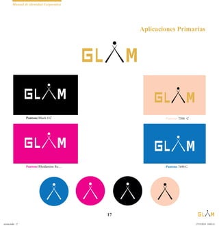 Manual de identidad Corporativa
17
Aplicaciones Primarias
Pantone 7690 CPantone Rhodamine Re…
Pantone Black 6 C Pantone 7506 C
revista.indd 17 17/12/2019 19:02:15
 