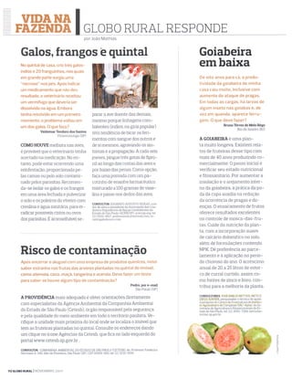Dúvidas de leitores de novembro - Revista Globo Rural