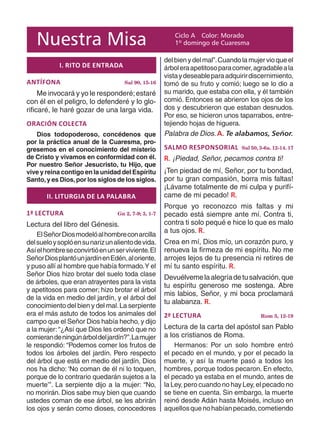 I. RITO DE ENTRADA
ANTÍFONA	 Sal 90, 15-16
Me invocará y yo le responderé;estaré
con él en el peligro, lo defenderé y lo g...