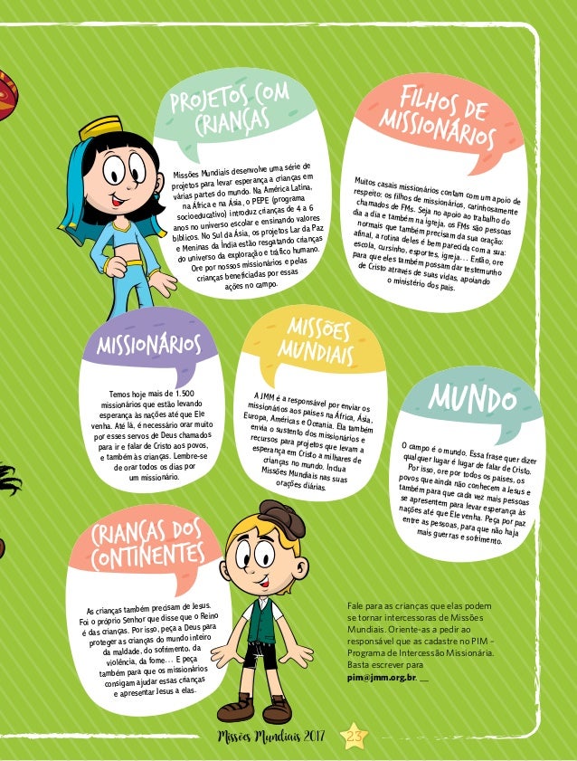 Revista infantil missionaria