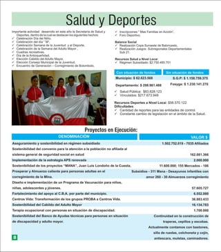 Revista informe de gestion 2012
