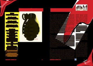 O
     ID
    N
  TE
 N
CO




                                  CONTENIDO       EDITORIAL
               Director
      Estefanía Rodríguez Rico                    E   n el sector del Granada Sur de la localidad 4ta Sancris-
                                                  tobal , ubicada al sur de Bogotá , es bastante influyente a
                                                                                                                     perados. Aunque, en cierta
                                                                                                                     manera obtienen grandes
          Dirección General                       nivel de comercio. Los residentes de este barrio tienen claro      ingresos, pero si realmente
      Estefania Rodríguez Rico                    que “ El Granada “ es un trampolín para los negociantes.           todo un sector como “el gra-
                                                  Pero, lo que esta urbe desconoce absolutamente es la va-           nada “conociese de dicho
                                                  riedad de comercio existente en su barrio. Es decir que día        negocio podría incrementar
         Redacción General
                                                  a día en las reducidas calles de este sector por donde tran-       notablemente el clientelis-
      Estefania Rodriguez Rico                    sitan cantidad de habitantes , en infinidad de ocasiones se        mo por tanto aumentaría di-
                                                  desplazan hacia el sector del 20 de julio ( el cual es el barrio   chos ingresos.
       Diseño Y Diagramación                      más frecuentado por la comunidad que reside en la locali-
      Estefania Rodriguez Rico                    dad de San Cristobal) innecesariamente.                            Además, los residentes ad-
                                                  ¿Cómo?, por supuesto . Innecesariamente , estas personas           quirirían un mayor sentido
                                                  pierden un poco de tiempo de su día y en otras ocasiones           de pertenencia con su ba-
              Ilustraciones
                                                  dinero(si incluyéramos transporte). ¿ Con qué fin ? , pues         rrio al encontrar lo que de-
      http://www.culturaemede-                    con el fin de encontrar lo que es buscado. Por eso mismo           sean y por tanto pensar en
               llin.gov.co/                       recurren a trasladarse al vecino sector para poder adquirir (      el comprar.
       http://www.plazas.cali.                    alimentos , enceres, juguetes , etc ).
              cocogum.org                                                                                            De igual manera mitigarían
       http://www.plazas.cali.
              cocogum.org
                                                  E   sto no quiere decir que en su barrio no existan depen-
                                                  dencias suficientes que logren cumplir sus expectativas
                                                                                                                     la perdida de tiempo que les
                                                                                                                     toma el desplazarse a sec-
                                                                                                                     tores vecinos para adquirir
       http://2bp.blogspot.com                    consumistas , para nada , por el contrario , lo que me refiero
                                                                                                                     lo que requieran y quizás a
       http://4.bp.blogspot.com         SUR       y resalto es que la población del sector Granada Sur , no
                                                  tiene conocimiento de la cantidad de negocios en los cuales
                                                                                                                     un costo en cierta medida
       http://static.panoramio.                                                                                      incrementado.
                                                  , puede hacer el acto de comprar y suplir satisfactoriamente
                   com                            sus expectativas sin necesidad de recorrer ciertas distancias
      http://t2.gstatic.comCZ-                                                                                       Entonces, esta es la ven-
                                                  para lograrlo. Así pues, que esto es debido porque no existe
                                                                                                                     tana para realizar, efecti-
                    vIg                           una clara divulgación de dichos negocios e independencias
                                                                                                                     vamente dicha divulgación
         http://4.bp.blogspot.                    particulares que están prestas para recibir y esperando al
                                                                                                                     hacia la comunidad, permi-
       http://gacetaintercultu-                   vecino comprador.
                                                                                                                     tiendo así, que ella mismas

                                                  A
        ral.files.wordpress.com                                                                                      adquiera un reconocimiento
                                                      sí pues, podría inferir que no se ha generado esta difu-       territorial y por lo tanto así
       AGRADECIMIENTOS
                                                  sión, porque nunca se ha pensado en ella , y si quizás se ha       mismo de la vida comercial
                                                  pensado en ella no se ha accionado para transformar dicho          de su barrio y encuentre en
         Jackeline Gonzalez                       pensar en el actuar. Por eso mismo, a pesar de los inmen-          una de las tantas industrias
      Junta de Acción Comunal                     sos mercados que posee esta comunidad, esta misma se ve            lo que siempre por carencia
        Bario Granada Sur.                        afecta de manera directa en ambos sentidos (tanto el com-          de conocimiento termina ad-
                                                  prador como el vendedor), por lo inicialmente mencionado.          quiriendo en el vecino sec-
                                                  Es cuestionable el hecho que existan dependencias tan              tor.
                                                  completas a nivel comercial y no tienen los resultados es-
      GRANADA / MARZO 2012                    4   GRANADA / MARZO 2012                                                                       5
                                                                                                                                                         IAL
                                                                                                                                                      OR
                                                                                                                                            E    DIT
 