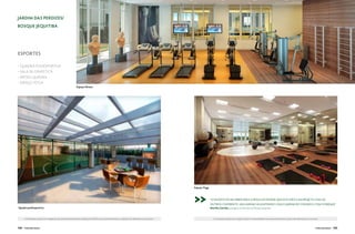 JARDIM DAS PERDIZES/
BOSQUE JEQUITIBá




Esportes

• Quadra poliesportiva
• sala de ginástica
• apoio quadra
• espaÇo yoga
                                                                         Espaço fitness




                                                                                                                                                                                Espaço Yoga




                                                                                                                                                                                >>            “O desafio foi me abrir para a praça entender que este não é um projeto com os
                                                                                                                                                                                              outros. É diferente. meu jardim vai juntando com o jardim do vizinho e com o parque”
Quadra poliesportiva                                                                                                                                                                          Martha Gavião, paisagista do Residencial Bosque Jequitibá


       As informações, perspectivas e imagens do bairro Jardimdo bairro e empreendimento sãoTECNISA e são meramente ilustrativas, podendo sofrer alterações sem aviso prévio.
                       As informações, perspectivas e imagens das Perdizes foram cedidas pela meramente ilustrativas e podem sofrer alterações sem aviso prévio.                                As informações, perspectivas e imagens do bairro e empreendimento são meramente ilustrativas e podem sofrer alterações sem aviso prévio.




104    VIVER SÃO PAULO                                                                                                                                                                                                                                                                                                              VIVER SÃO PAULO    105
 