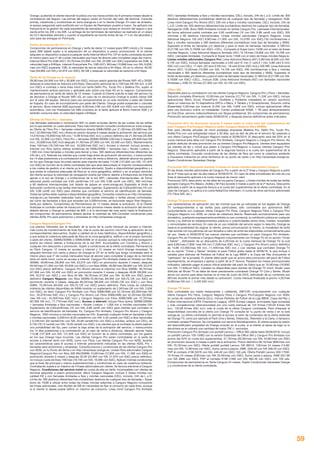 Orange, pudiendo el cliente rescindir la póliza una vez transcurridos los 6 primeros meses desde la
contratación del Seguro. Las primas del seguro varían en función del valor del terminal. Consulta
primas, coberturas y condiciones en www.orange.es o en tu tienda Orange. En caso de siniestro,
el equipo asegurado será sustituido por un Equipo de Reemplazo puesto a nuevo. Se aplicará una
franquicia en la gestión de cada expediente de reemplazo que variará en función del seguro y que
oscila entre los 20€ y los 60€. La entrega de los terminales de reemplazo se realizará en un plazo
de 24 h laborables siempre y cuando el expediente se tramite antes de las 17 h en día laborable y
solo para las entregas en Península.
Tarifas de Internet 4G Móvil Pro
Compromiso de permanencia en Orange y tarifa de datos 12 meses (para WIFI móvil) o 24 meses
(para SIM tablet) sujeto a la adquisición de un dispositivo a precio promocional. Si el cliente
adquiere un dispositivo a plazos (cualquier tarifa Internet Móvil Pro: CP en tarifa contratada durante
el mismo plazo que nº de cuotas mensuales que haya de abonar para completar pago del mismo.
Internet Móvil Pro 5GB (4G*): 20,7€/mes (24,95€ con IVA; 22,06€ con IGIC) superados los 5GB, la
velocidad baja a 64Kbps. Internet Everywhere Pro 1GB (4G*): 9€/mes (10,89€/mes con IVA; 9,63€/
mes con IGIC) superado 1GB, la velocidad de red se reducirá a 64 Kbps. 4G en tu oficina: 49,5€/
mes (59,90€ con IVA y 52,97€ con IGIC), 60 GB y después la velocidad se reducirá a 64 kbps.
Tarifa 4G de Orange en tu negocio
28,9€/mes (34,95€ con IVA y 30,90€ con IGIC), Incluye cesión gratuita del Router WiFi 4G y 35GB,
después la velocidad se reducirá a 64 Kbps. Descuento adicional de 4,13€/mes (5€ IVA incl. 4,42€
con IGIC) si contrata o tiene línea móvil con tarifa Delfín Pro, Tucán Pro o Ballena Pro, sujeto al
mantenimiento ambos servicios y aplicable solo sobre una línea 4G en tu negocio. Compromiso
de permanencia en tarifa de datos de 12 meses. Cuando el Cliente solicite la baja del servicio ha
de devolver a Orange el Router WiFi 4G, en caso de no devolución Orange le podrá cobrar 50€
por el valor del equipo. Servicio para uso exclusivamente en un solo domicilio o sede del Cliente
en España. En caso de incumplimiento por parte del Cliente, Orange podrá suspender o cancelar
el servicio. Bono Internet 5GB (opcional): 8,3€/mes (10€ con IVA, 8,84€ con IGIC) con renovación
automática. Una vez finalizados los GBs incluidos en la tarifa aplicará el Bono Internet 5GB y si
también consume éste, la velocidad bajará a 64kbps.
Ofertas de Fibra Pro + llamadas
Las llamadas realizadas a numeración 902 no están incluidas dentro de las cuotas de las tarifas
por lo que tendrán un coste adicional. Para más información consulte condiciones en www.orange.
es Oferta de Fibra Pro + llamadas cobertura directa 50Mb/50Mb por 21,5€/mes (25,95€/mes IVA
incl./ 22,95€/mes IGIC incl.) Ahora en promo durante 6 meses desde la activación del servicio por
14,01€/mes (16,95€/mes IVA incl./ 14,99 €/mes IGIC incl.) y precio definitivo de 21,5€/mes (25,95€
con IVA, 22,95€ con IGIC). Fibra Pro + llamadas 300Mb/300Mb 24€/mes 6 meses (28,95€/mes IVA
incl.; 25,60€/mes IGIC Incl) después 31,4€/mes (37,95€ con IVA, 33,56€ con IGIC). Mantenimiento
línea 15€/mes (18,15€/mes IVA Incl. 16,05€/mes IGIC incl.). Acceso a internet: Incluye acceso a
internet con fibra óptica ofertas simétricas de 50Mb/50Mb + llamadas nac.+ Router Livebox +
1.000 min./mes llamadas a móviles para llamar a max. 300 destinos diferentes/mes diferentes las
24h de L a D. Además los clientes que cursen baja antes de activación del servicio, o transcurridos
los 14 días posteriores a la contratación en el caso de venta a distancia, deberán abonar los gastos
en los que Orange haya incurrido siendo este importe de hasta 113,9€ (137,82€ con IVA; 121,87€
con IGIC) en función de la oferta contratada (del que será descontado el importe correspondiente
a los costes de gestión si el cliente ya la hubiera abonado). Sujeto a disponibilidad geográfica y a
que exista la cobertura adecuada de fibra en la zona geográfica, edificio y en el propio domicilio
del cliente aunque la velocidad de navegación podría ser inferior debido a limitaciones de Internet
ajenas a la red de Orange y a limitaciones de la red WiFi. Llamadas internacionales: de forma
adicional podrá contratar por 0.83 cent€/mes (1€ con IVA; 0.89 cent€ con IGIC), 300 min/mes
a 60 destinos internacionales (ver listado de países en www.orange.es) Superado el límite se
facturarán conforme a las tarifas internacionales vigentes. Suplemento de 0,83cent€/mes (1€ con
IVA; 0,89 cent€ con IGIC) para clientes que contraten el servicio de identificación de llamada.
Todas las tarifas están sujetas a disponibilidad geográfica. Consultar cobertura en http://empresas.
orange.es.Las llamadas realizadas fuera de las cuotas mensuales o tarifas planas contratadas,
así como las llamadas a fijos que excedan los 3.000min/mes, se facturarán según Plan Negocio,
tarifa por defecto. Compromiso de Permanencia de 12 meses desde la activación. Si el Cliente
finalizase el contrato antes de transcurrir los seis primeros meses desde la activación del servicio
deberá abonar a Orange la cantidad de 80€, y si lo terminase del mes sexto hasta la finalización
del compromiso de permanencia deberá abonar la cantidad de 40€.Consultar condiciones para
ofertas ADSL Pro para autónomos y empresas en http://empresas.orange.es
Canguro Negocio/Canguro Pro
Los precios indicados son el resultado de la suma de la cuota mensual de acceso a internet,
más cuota de mantenimiento de línea fija, más la cuota del servicio móvil tras la aplicación de los
correspondientes descuentos. Sujeto a calidad de la línea telefónica, disponibilidad geográfica y
a que exista la cobertura adecuada de fibra en la zona geográfica, edificio y en el propio domicilio
o sede del cliente, 300Mb/300Mb o 50Mb/50Mb en el acceso aunque la velocidad de navegación
podría ser inferior debido a limitaciones de la red WiFi. Incompatible con Combina y Ahorra y
cualquier otro descuento o promoción. Sujeto a condiciones de la oferta contratada. Permanencia
en Pack Canguro 12 meses en acceso a internet y 12 meses en móvil Orange empresas. Si
adquiere terminal con venta a plazos de Orange el CP en la tarifa que tenga contratada será el
mismo plazo que nº de cuotas mensuales haya de abonar para completar el pago de su terminal
tanto en tarifa móvil, como en acceso a internet. Canguro Pro Ilimitado (habla sin límites) con fibra
300Mb: 49,6€/mes (59,95€ con IVA; 53,01€ con IGIC) en promoción durante 3 meses, después
59,5€/mes (71,95€ con IVA; 63,63€ con IGIC) y con fibra 50Mb: 49,6€/mes (59,95€ con IVA; 53,01€
con IGIC) precio definitivo. Canguro Pro Ahorro (ahorra al máximo) con fibra 300Mb: 39,7€/mes
(47,95€ con IVA; 42,40€ con IGIC) en promoción durante 3 meses y después 49,6€ (59,95€ con
IVA; 53,01€ con IGIC) y con fibra 50 Mb: 39,7€/mes (47,95€ con IVA; 42,40€ con IGIC) precio
definitivo Canguro Negocio: con fibra 300Mb:70,3€/mes (84,95€ con IVA;75,12€ con IGIC) en
promoción durante 3 meses, después 80,2€/mes (96,95€ con IVA;85,73€ con IGIC) y con fibra
50Mb: 70,3€/mes (84,95€ con IVA;75,12€ con IGIC) precio definitivo. Para zonas de cobertura
indirecta las ofertas disponibles de 50Mb tendrán un suplemento de 2,5€/mes (3€ con IVA, 2,65€
con IGIC), es decir Canguro Pro Ilimitado con Fibra 30Mb/5Mb por 52,1€/mes (62,95€/mes IVA
incl.; 55,67€/mes IGIC incl.) y Canguro Pro Ahorro con Fibra 30Mb/5Mb por 42,2€/mes (50,95€/
mes IVA incl.; 45,05€/mes IGIC incl.) y Canguro Negocio con Fibra 30Mb/5Mb por 72,7€/mes
(87,95€ IVA incl.; 77,77€/mes IGIC incl.). Acceso a internet: incluye Fibra óptica 300Mb/300Mb
+ llamadas ilimitadas a fijos nacionales + Router Livebox + 1.000 min a móviles nacionales 24h
Suplemento de 0,83cent€/mes (1€ con IVA; 0,89 cent€ con IGIC) para clientes que contraten el
servicio de identificación de llamadas. En, Canguro Pro ilimitado, Canguro Pro Ahorro y Canguro
Negocio, 1000 minutos a móviles nacionales las 24h. Superado cualquier límite en llamadas a fijos
y móviles nacionales, 0,05€/min (6.05 cents€/min con IVA; 5,35 cents€ con IGIC) a fijos nacionales
y 0,24€/min (29 cents€/min con IVA; 25,68 cents€/min con IGIC) a móviles, ambos con CELL de
0,15€ (18,15 cents€ con IVA; 16,05 cents€ con IGIC). Los clientes que al contratar la oferta realicen
una portabilidad del fijo, pero cursen la baja antes de la activación del servicio, o transcurridos
los 14 días posteriores a la contratación en el caso de venta a distancia, deberán abonar hasta
113,9€ (137,82€ con IVA; 121,83€ con IGIC) en función de la oferta contratada, por los gastos
en los que Orange haya incurrido. Las ofertas Canguro Pro serán contratables en la parte de
acceso a internet tanto con ADSL como con Fibra. Las ofertas Canguro Pro con ADSL tendrán
las características para el acceso a internet previamente indicadas en las ofertas ADSL Pro +
llamadas para autónomos y empresas. Consulta precios y condiciones de las ofertas Canguro Pro
con ADSL en tu Punto de Venta o en http://empresas.orange.es. Líneas Fibra adicionales Canguro
Negocio/Canguro Pro con fibra 300 Mb/300Mb 10,6€/mes (12,85€ con IVA; 11,36€ con IGIG) en
promoción durante 3 meses y después 20,5€ (24,85€ con IVA; 21,97€ con IGIC) precio definitivo,
no incluye cuota de línea 15€/mes (18,15€ con IVA, 16,06€ con IGIC). Aplican mismas condiciones
que la línea fija principal y mismo suplemento/mes y condiciones en caso de cobertura indirecta.
Contratación sujeta a un máximo de 4 líneas adicionales por cliente. Se factura adicional a Canguro
Negocio. Condiciones del servicio móvil sin cuota de alta en tarifa. Incompatible con ofertas de
terminal adquirido a precio promocional. Móvil Canguro Negocio: Incluye 2 líneas móviles con
calidad HD y con llamadas ilimitadas a fijos y móviles nacionales (CELL incluido, 24h de L a D.
Límite de: 300 destinos diferentes/mes contabilizan destinos de cualquier tipo de llamada) + Súper
bono de 15GB a utilizar entre todas las líneas móviles adscritas a Canguro Negocio incluyendo
las líneas adicionales. Uso flexible de GB sin necesidad de fijar el consumo de cada línea, aunque
si el cliente lo desea puede definir un máximo de consumo. Línea móvil Canguro Pro ilimitado
(4G*): llamadas ilimitadas a fijos y móviles nacionales, CELL incluido, 24h de L a D. Límite de: 300
destinos diferentes/mes (contabilizan destinos de cualquier tipo de llamada) y navegación 4GB.
Línea móvil Canguro Pro Ahorro (4G*): 200 min a fijos y móviles nacionales, CELL incluido, 24h de
L a D. Límite de: 300 destinos diferentes/mes (contabilizan destinos de cualquier tipo de llamada).
Navegación 2GB. Bono SMS ilimitados incluido en tarifas Canguro Pro. Llamadas internacionales:
de forma adicional podrá contratar por 0.83 cent€/mes (1€ con IVA; 0.89 cent€ con IGIC), 300
min/mes a 60 destinos internacionales. Líneas móviles adicionales Canguro Negocio: Línea
Adicional Negocio 150 (4G*) 9,9€/mes (11,95€ con IVA; 10,57€€ con IGIC),150 min/línea/mes a
fijos y móviles nacionales a 300 destinos diferentes (contabilizan todo tipo de llamadas y SMS).
Superado el límite de llamadas y/o destinos y para el resto de llamadas nacionales: 0,18€/min
(0,2178€ con IVA; 0,1926€ con IGIC) +CELL. Comparte el Súper bono 15GB con el resto de líneas
móviles Negocio. Línea Adicional Negocio Ilimitado (4G*) 15,7€/mes (18,95€ con IVA; 16,76€ con
IGIC). Llamadas ilimitadas. Comparte el Súper bono 15GB con el resto de líneas móviles Negocio.
Líneas móviles adicionales Canguro Pro: Línea Adicional Básica (4G*) 5,8€/mes (6,95€ con IVA;
6,15€ con IGIC). Incluye llamadas nacionales a 0,83 cent €/ min (1 cent.€ / min; 0,88 cent €./min
IGIC incl.) con CELL 17 cént. (20 cent.€ IVA Incl ; 18 cent.€/min IGIC Incl) y 500 MB Línea Adicional
Ahorro (4G*) 13,2€/mes (15,95€ con IVA; 14,10€ con IGIC), 200 min/línea/mes a fijos y móviles
nacionales a 300 destinos diferentes (contabilizan todo tipo de llamadas y SMS). Superado el
límite de llamadas y/o destinos y para el resto de llamadas nacionales: 0,18€/min (0,2178€ con IVA;
0,1926€ con IGIC) +CELL.. Incluye 2GB. Línea Adicional ilimitada (4G*) con llamadas nacionales
ilimitadas y 4GB 23,1€/mes (27,95€ con IVA; 24,72€ con IGIC).
Office 365
Disponible para su contratación con las ofertas Canguro Negocio, Canguro Pro y Fibra + llamadas.
Solución completa (Premium) 10,5€/mes por licencia (12,71€ con IVA, 11,24€ con IGIC), incluye
aplicaciones Word, Excel, PowerPoint, OneNote y Publisher instalables en versión escritorio
hasta un máximos de 15 dispositivos (5PCs o Macs, 5 Tablets y 5 Smartphones). Solución online
(Essentials) 4,5€/mes por licencia (5,45€ con IVA, 4,82€ con IGIC), incluye aplicaciones office
para uso exclusivo online no instalables. Correo profesional 50GB, 1 TB para almacenamiento
en One Drive, servicio videoconferencia con Skype profesional. Sin compromiso de permanencia.
Promoción lanzamiento gratis hasta 30/06/2016, y después precios definitivos antes indicados.
Promoción 50% de descuento durante 3 meses sobre la cuota total (sin suplementos) del
pack Canguro Pro/Canguro Negocio (salvo Canguro Negocio fibra 300Mb)
Solo para clientes actuales de móvil postpago empresas (Ballena Pro, Delfín Pro, Tucán Pro,
Ardilla Pro) con una antigüedad mayor a 30 días, que se den de alta en el servicio fijo pasando a
una oferta Canguro Pro/Canguro Negocio hasta el 30/06/2016 .El descuento será del 50% en la
cuota mensual para altas con Canguro Pro Ilimitado, Canguro Negocio y Canguro Pro Ahorro. No
podrán disfrutar de esta promoción los ya clientes Canguro Pro/Negocio, clientes bien equipados
(ya clientes de fijo y móvil) que pasen a Canguro Pro/Negocio o nuevos clientes Canguro Pro/
Negocio. Descuento aplicable a partir de la segunda factura a la cuota (sin suplementos) de la
oferta contratada. Consulte condiciones de las ofertas de fibra así como la cobertura existente
e impuestos indirectos en otros territorios en su punto de venta o en http://empresas.orange.es.
Sujeto Condiciones Generales Orange.
Promoción 50% descuento durante 3 meses en líneas móviles adicionales Canguro
En las líneas móviles adicionales de Canguro Pro a partir de la 2ª línea y Canguro Negocio a partir
de la 3ª línea que se den de alta hasta el 30/06/2016. .En caso de altas simultáneas de más de una
línea el descuento aplicará a la cuota mensual de menor valor.
Promoción 50% descuento: en las altas de los packs Canguro, y líneas móviles de todas las tarifas
(excepto Canguro Pro Básico, Ardilla y Mi Fijo) durante 3 meses a partir de la 2ª factura. Descuento
aplicable a partir de la segunda factura a la cuota (sin suplementos) de la oferta contratada. En el
caso de Canguro, no aplica a la cuota Neba/Ono bitstream, ni cuota de otros servicios adicionales
(TV, Fibra 300, etc.)
Orange TV (para autónomos)
Las características de aplicación son las mismas que las ya indicadas en los legales de Orange
TV correspondientes a las tarifas para particulares; sólo contratable por autónomos (NIF)
conjuntamente con cualquier oferta Canguro Pro Fibra, Canguro Negocio Fibra o Canguro Pro/
Canguro Negocio con ADSL en zonas de cobertura directa. Reservado exclusivamente para uso
doméstico, quedando expresamente prohibido su uso comercial, su exhibición púbica en cualquier
forma y su disfrute en establecimientos públicos o colectividades (entre otras, hoteles, hospitales
y comunidades de vecinos). En caso de un uso indebido del servicio según lo descrito, Orange se
reserva la posibilidad de asignar al cliente, previa comunicación al mismo, la modalidad de tarifa
más acorde con los patrones de uso llevados a cabo de entre las disponibles comercialmente para
tal uso. Hasta el 30/06/2016 los nuevos clientes que contraten un pack Canguro Pro ilimitado,
Canguro Pro sin Fronteras o Canguro Negocio conjuntamente con Orange TV, en su opción “Cines
y Series” , disfrutarán de un descuento de 4,2€/mes en la cuota mensual de Orange TV, la cual
será 6,6€/mes (7,95€/ mes IVA incl./7,03€/mes IGIC incl.), y Canguro Pro Ahorro precio definitivo
de 10,8€ (12,95€/mes IVA incl...11,45€/mes IGIC incl...) Los clientes que contraten Orange TV
en su opción “Cines y Series” tendrán el pack Fútbol gratis hasta el 30/08/16, lo que incluye 2
canales para disfrutar de Partidos de Fútbol de la Liga BBVA y la Copa del Rey (incluyendo el
“partidazo” de la jornada). El cliente debe pedir que se active esta promoción del pack de Fútbol
expresamente, se empezará a aplicar a partir de la 2ª factura. Pasados los meses promocionales
indicados, deberán pagar el precio oficial estándar del pack de fútbol que es 16,5€/mes (19,95€/
con IVA; 17,64€con IGIC). Canales no disponibles para clientes de Orange TV móvil. Wuaki: para
disfrutar de Wuaki TV se debe de tener previamente contratado Orange TV Cine y Series. Wuaki
ahora con promo para altas hechas en el mes de Junio de 2016, disfrutarán de su contenido por
0€/mes durante el primer mes desde su activación. Cuota mensual finalizada la promo 4,2€/mes
(4,99/mes IVA incl. /, 4,42€ IGIC incl.)
Orange TV bares
Solo contratable por bares restaurantes y cafeterías, (NIF/CIF) conjuntamente con cualquier
oferta Canguro Pro Fibra, Canguro Negocio Fibra o Canguro Pro/Canguro Negocio con ADSL
en zonas de cobertura directa (ULL). Incluye Partidos de Fútbol de la Liga BBVA, Copa del Rey y
Fútbol internacional (UEFA Champions League, UEFA Europa League, principales ligas europeas
y más competiciones internacionales) por una cuota mensual de 124 €/mes (150,04 €/mes IVA
incl.; 132,68 €/mes IGIC incl.) más la cuota de la oferta Canguro contratada. Para chequear la
disponibilidad concreta de la oferta con Orange TV consulta en tu punto de venta o en la web
orange.es. La oferta contratada no permite el acceso al resto de contenidos de la oferta estándar
de Orange TV, como por ejemplo el Pack Cine y Series, Videoclub ,Televisión a la Carta, ni tampoco
contratar canales Premium. No compatible con servicio Multidispositivo. El cliente acepta la cesión
del descodificador propiedad de Orange incluido en la cuota, si el cliente al darse de baja no lo
devolviera se le cobrará una cantidad de hasta 70€ i.i. excluidos.
Promoción Canguro Pro ilimitado con portátil Lenovo + Office 365 válida hasta 30/06/2016: incluye
un portátil Lenovo 100-15IBD con la versión Essentials de Office 365 y Canguro Pro Ilimitado con
promo del 50% en cuota (sin suplementos). 41,7€/mes (50,5€/mes con IVA; 44,6€/mes con IGIC)
en promoción durante 3 meses a partir de la activación. Precio definitivo 66,1€/mes (80€/mes con
IVA; 70,7€/mes con IGIC). Oferta portátil portátil Lenovo 100 IBD15: 12€/mes 24 meses (14,6€/
mes con IVA; 12,9€/mes con IGIC). Suma venta a plazos: 288€. (348,5€ con IVA 308,2€ con IGIC).
PVP al contado 419€ (507€ con IVA; 448,4€ con IGIC) 100 uds. Oferta Portátil Lenovo 300-17ISK:
19 €/mes 24 meses (23€/mes con IVA 20,4€/mes con IGIC). Suma venta a plazos: 456€ (551,8€
con IVA 488€ con IGIC). PVP al contado 619€ (749€ con IVA; 662,4€ con IGIC). Lim 100 uds.
Compromiso de permanencia en Tarifa Canguro 24 meses. Sujeto Condiciones Generales Orange
y a condiciones de la oferta contratada.
59
 