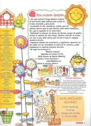 Revista maestra infantil no.1