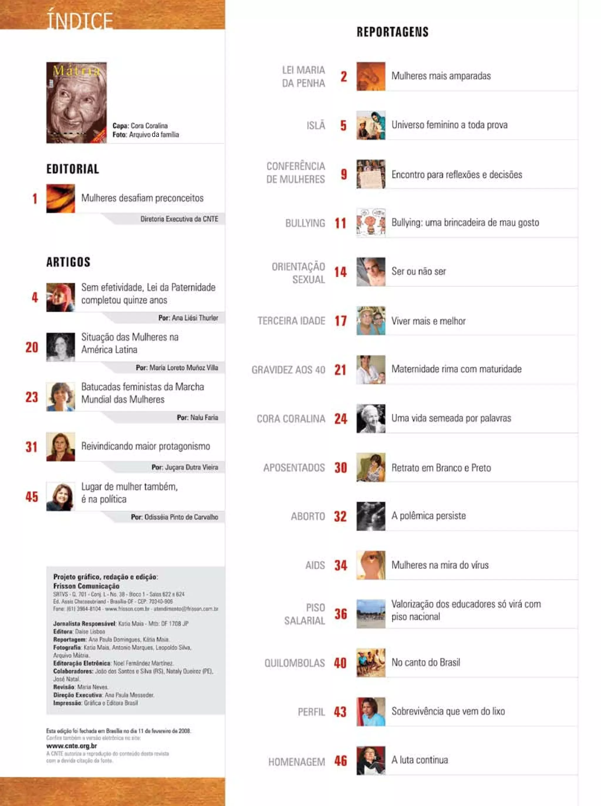Revista Matria 2008