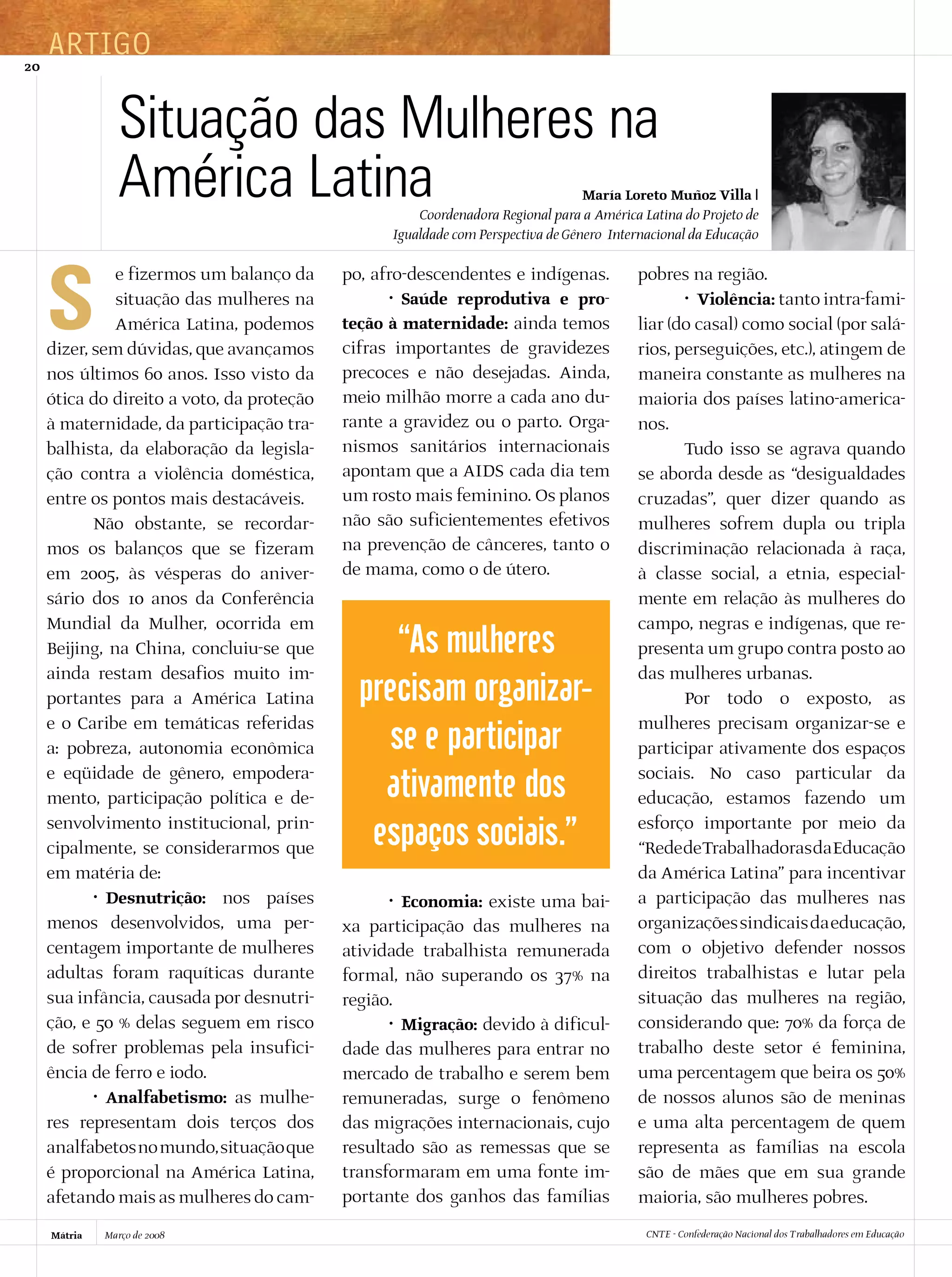 Revista Matria 2008