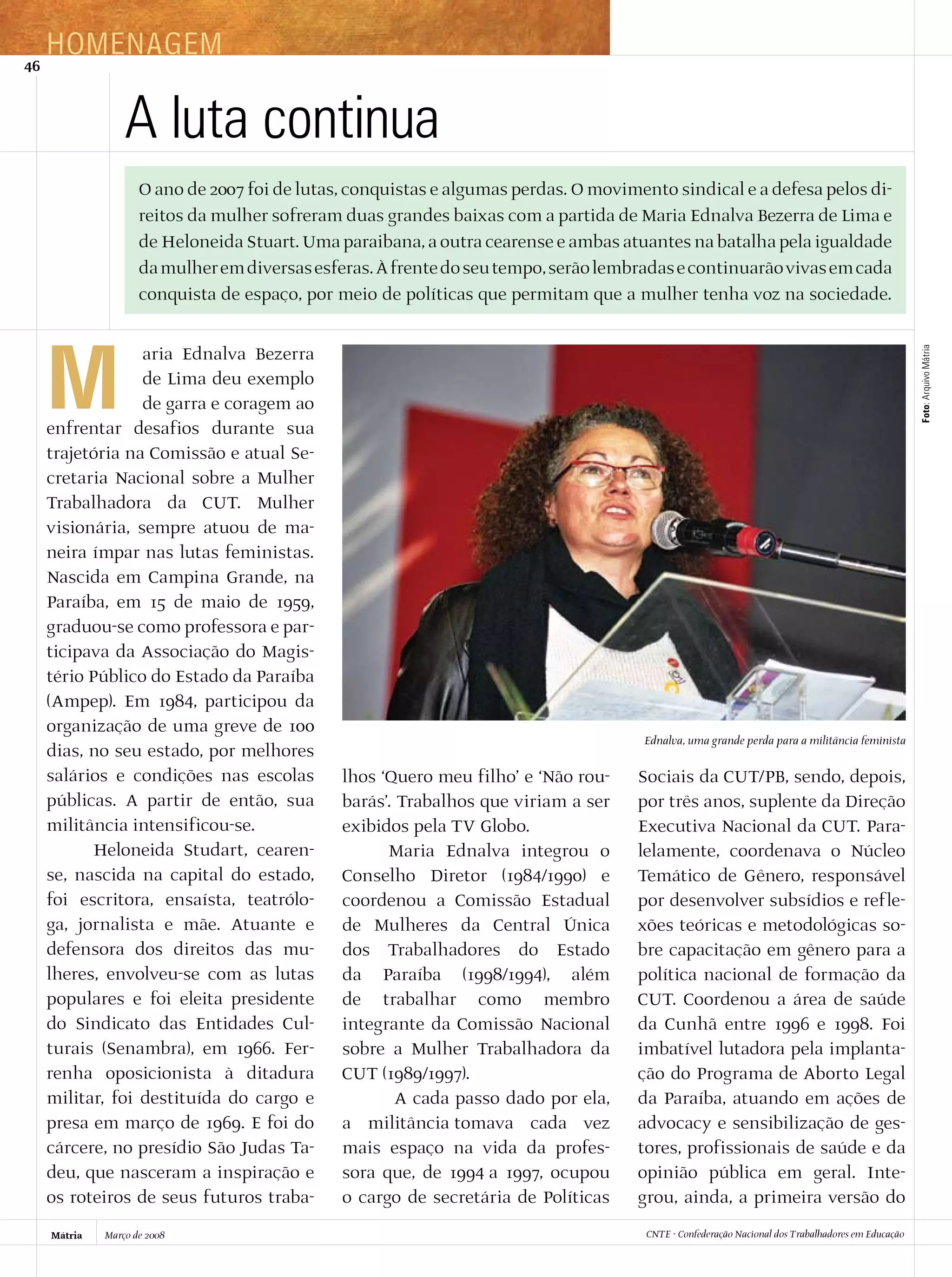 Revista Matria 2008