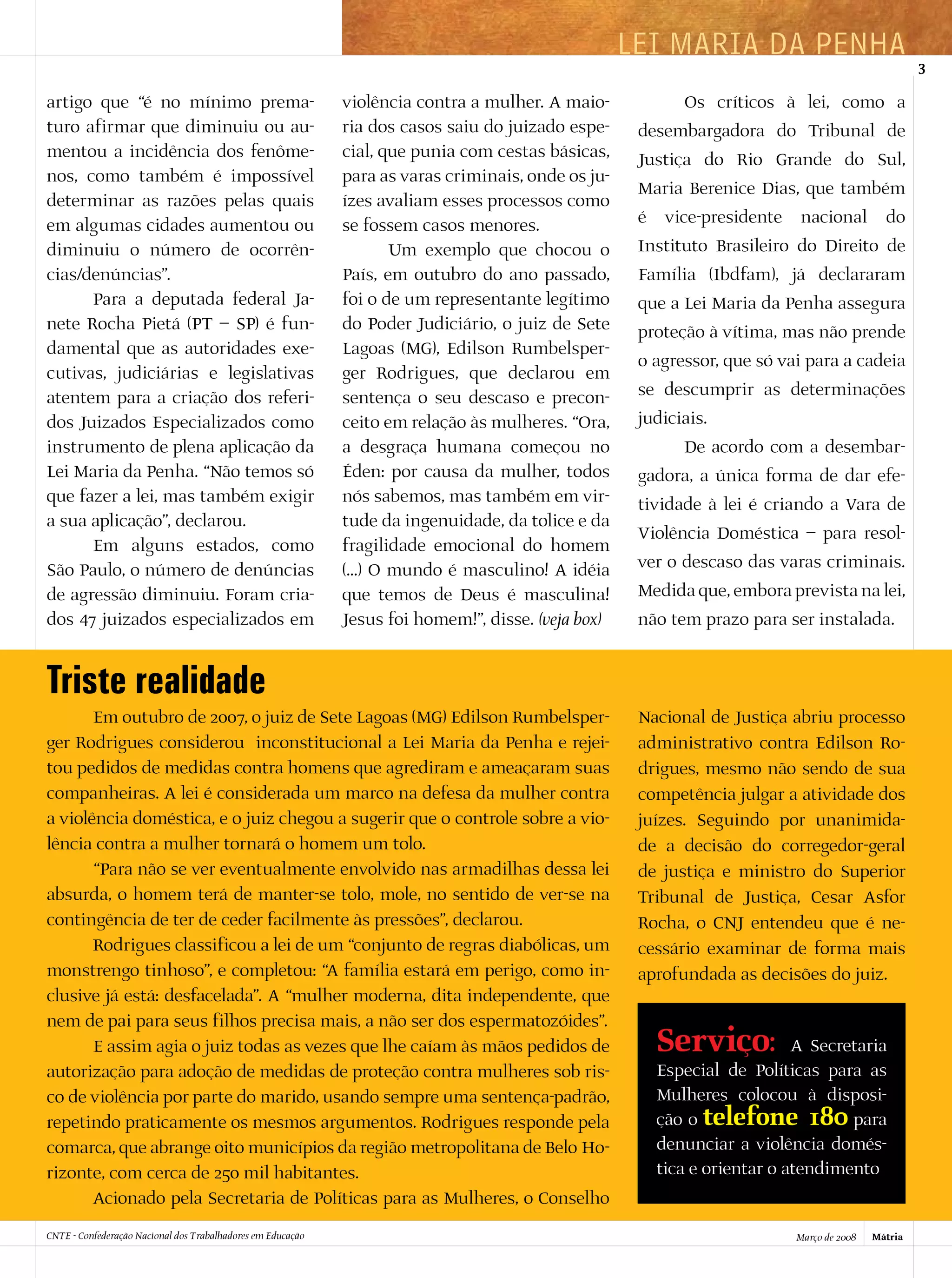 Revista Matria 2008