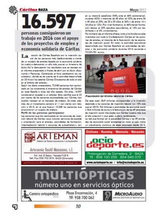 Revista mayo cáritas