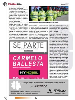 Revista mayo cáritas