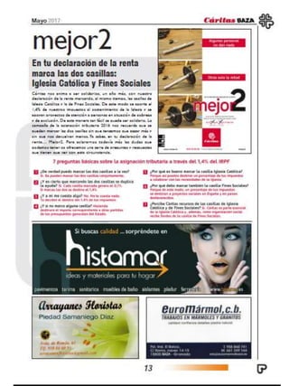 Revista mayo cáritas