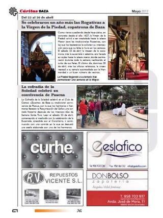 Revista mayo cáritas