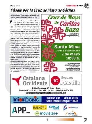 Revista mayo cáritas