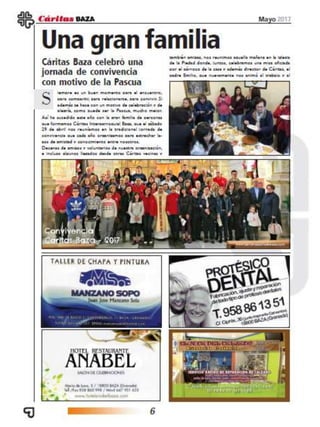 Revista mayo cáritas