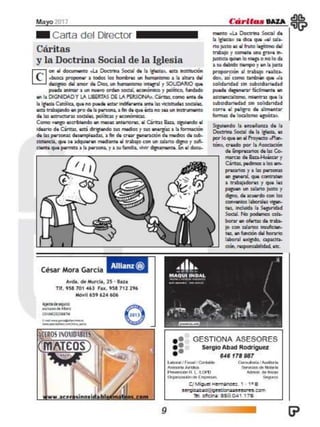 Revista mayo cáritas