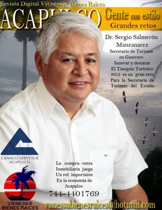 Revista para promover acapulco y los bienes raices