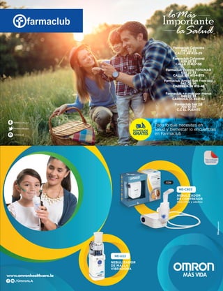 FARMACLUB
DOMICILIOS
GRATIS
 