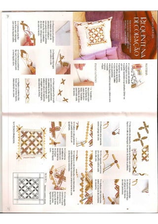 Bordados de Pedrarias e miçangas (revista)