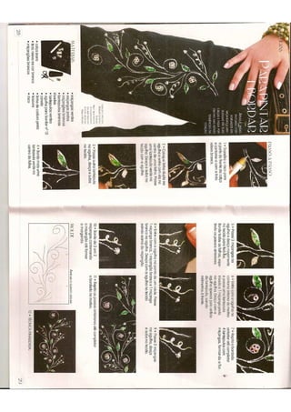 Bordados de Pedrarias e miçangas (revista)