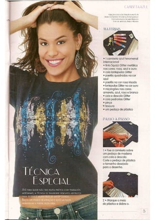 Bordados de Pedrarias e miçangas (revista)