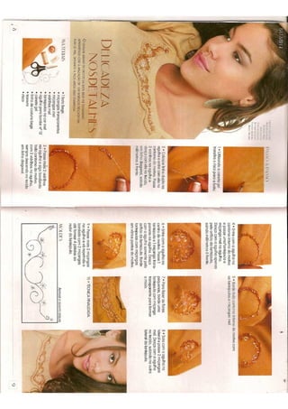 Bordados de Pedrarias e miçangas (revista)