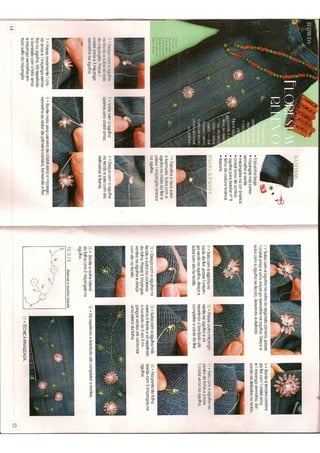 Bordados de Pedrarias e miçangas (revista)