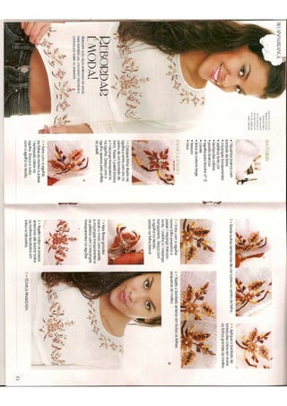 Bordados de Pedrarias e miçangas (revista)