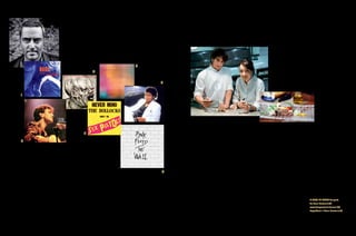 12 13
cá entre nóscá entre nós
divulgação/reprodução
nelsonmello
“Todas as músicas que marcaram minha vida se situam entre a
infância e a adolescência”, diz o diretor de Nina (2004), O cheiro
do ralo (2006), À deriva (2009) e do hollywoodiano 12 horas
(2012). Aqui, o cineasta faz uma seleção dessa memória musical.
O cineasta pernambucano deixa de lado a ficção e assina
a trilha sonora de sua vida real: rock, MPB e eletrônica
_
Heitor Dhalia, diretor de cinema
trilha sonora
1. “João e Maria”,
Chico Buarque
Costumava cantar com minha
mãe e meus irmãos quando
íamos para casa depois da
escola. Era um momento
mágico da família reunida no
carro, e a letra da música me
inspirava com seus personagens
líricos e imaginários.
2. “Vaca Profana”,
Caetano Veloso
Música também bastante
ouvida na adolescência, começo
da rebeldia e dos anos de
influência hippie.
3. “Another Brick in the
Wall”, Pink Floyd
Muitas aulas perdidas na escola
para ouvir este protesto contra o
sistema. Um hino da adolêscência
de todas as épocas!
4. “Cabeça Dinossauro”,
Titãs
Esta música sintetiza todo o
rock brasileiro que ouvi nos
anos 80.
5. “Thriller”,
Michael Jackson
Ícone pop máximo do século 20.
Ouvi muito e amava cada novo
videoclipe.
6. “Bizarre Love Triangle”,
New Order
Eu adorava música eletrônica. A
banda é o símbolo da geração
que ouviu esse tipo de som nos
anos 1990 e 2000.
7. “Anarchy in the U.K.”,
Sex Pistols
Clássico do punk rock. Amo o
Sex Pistols e uso as botas da Dr.
Martens, clássicas no visual punk,
até hoje. Atualmente, escuto
muita coisa diferente. O cantor
Thiago Pethit, por exemplo, está
no toca-CDs do meu carro e não
sai de lá.
2
3
4
1
5
No comando do Clos de Tapas, eleito o melhor espanhol pela revista
Veja São Paulo, o casal Ligia Karazawa e Raúl Jiménez falam de suas preferências
por Fernanda D’Angelo
_
LIGIA KARAZAWA E RAÚL JIMÉNEZ, chefs
Água na Boca
1. ALGUM INGREDIENTE PREDILETO?
Ligia: Azeite de oliva. Temos cinco tipos em casa. Também sou apaixonada
por tomates. E adoro trabalhar com peixes.
Raúl: Sal é a base da cozinha. Realça sabores, é indispensável, mas tem
que ter equilíbrio.
2. O QUE INSPIRA?
Ligia: Estar feliz. Mas tem algo que me inspira muito. Sou muito de feira, de
ir ao supermercado. Comprei uns tomatinhos na feira de sábado de manhã
e já pensei em um prato.
3. ALGUM RITUAL NA HORA DE COZINHAR?
Ligia: Uma tacinha de vinho ajuda na criação. Dá uma relaxada.
Raúl: Preciso estar tranquilo e em um bom estado de humor. Uma semana
de estresse não é compatível com criação.
4. EM CASA, QUEM COZINHA?
Ligia: Ninguém [risos]. Normalmente, temos só o domingo de folga, então
saímos para comer.
Raúl: Mas às vezes cozinhamos coisas como ovo mexido e um sanduíche.
5. INGREDIENTES BRASILEIROS DO MOMENTO.
Ligia: A semente amburana do Pará. Com ela, preparamos uma manteiga.
Raúl: Em Minas tem a pimenta-de-macaco, também bem especial.
Experimente
Clos de Tapas
R. Domingos Fernandes, 548.
Tel.: (11) 3045-2154
Guarnições
Pérolas de mostarda
Lâmina de salmão
Pão baguete
Folhas de ruqueta
4 gemas de ovos de codorna
Montagem
Dispor a carne numa forma para
steak no fundo de um prato liso
e decorar com as guarnições.
O Clos de Tapas faz parte
do Menu Personnalité:
www.itaupersonnalite.com.br/
Experiência > Menu Personnalité
STEAK TARTAR
DE PATO CEBADO
Ingredientes
1 magret de pato de 400 g
2,5 g de cebola roxa
0,5 g de alho
2 g de picles
1,5 g de pimenta dedo-de-moça
2 g de alcaparras
Pimenta-do-reino preta moída
Quanto basta de sal fino
5 g de mostarda de Dijon
4 gotas de tabasco
10 gotas de molho Perrins
Quanto basta de grãos de mostarda
Modo de preparo
Limpar o magret de gordura,
tendões e pele e cortar em
brunoise. Cortar os legumes em
brunoise muito fina. Juntar a carne
com os temperos numa tigela de
aço inox e misturar bem.
A brasileira Ligia Karazawa e o espanhol Raúl Jiménez têm mais em comum
do que a idade (os dois têm 33 anos). Os chefs dividem a mesma casa
e o mesmo trabalho: o comando da cozinha do Clos de Tapas, endereço
incontornável dentro da alta gastronomia paulistana.
O casamento de ingredientes brasileiros com técnicas da culinária
vanguardista espanhola, além da receita de sucesso, é também uma espécie
de biografia do casal. A brasileira Ligia conheceu o espanhol Raúl enquanto
trabalhavam no celebrado Mugaritz (restaurante do País Basco – Espanha –
considerado o terceiro melhor do mundo pela revista britânica Restaurant).
Os dois já atuaram juntos em outro endereço festejado, o El Celler de
Can Roca (pontuação máxima no Guia Michelin e quarto lugar na lista da
Restaurant), na Espanha. Para completar, Ligia ainda trouxe na bagagem
uma experiência no conceituado elBulli, de Ferran Adrià.
6
7
 