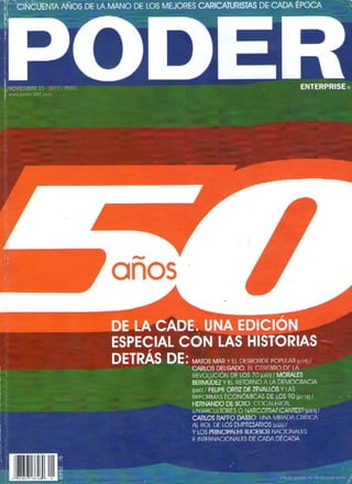 Revista poder especial de 50 años 23 nov 2012