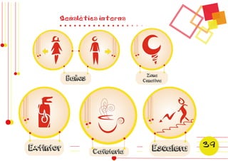 Señalética interna 
39 
 