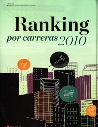 Revista qué pasa   ranking por CARRERAS 2010. (2de2)