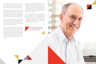 Outros projetos de autoria do deputado continuam em
pauta, prontos para serem votados. No entanto, nos úl-
timos vinte anos, os governos tucanos têm colocado in-
teresses político-partidários acima do interesse público.
Tal postura tem impedido o trâmite e/ou a aprovação de
projetos da Bancada do PT e de Rui Falcão, líder e pres-
idente nacional do partido. Para se ter dimensão desse
comportamento que avilta o trabalho dos parlamentares
oposicionistas, desde o ex-governador Serra (2008-2010)
não era aprovado um único projeto da bancada petista.
O veto do governador Alckmin ao PL 193/2008 do de-
putado Rui Falcão é um exemplo emblemático. O pro-
jeto visa proibir a publicidade infantil de alimentos e be-
bidas pobres em nutrientes e com alta concentração de
açúcar, gorduras saturadas ou sódio.
Sintonizado com o que recomendam as principais en-
tidades de saúde pública nacionais e internacionais,
institutos de defesa dos direitos das crianças e do con-
sumidor, o projeto também propõe a proibição da publi-
cidade infantil nas escolas públicas e privadas; restringe
os horários para sua veiculação no rádio e na TV; além
de impedir o uso de celebridades, personagens infan-
tis e a inclusão de brindes promocionais na compra de
produtos.
Na Câmara dos Deputados, hoje, tramitam projetos ins-
pirados no PL de Rui Falcão. Mas o que se coloca em
questão é a postura pouco corajosa do governo tucano,
que perdeu a oportunidade de dar a São Paulo a papel
de protagonista neste debate. É importante lembrar que
segundo IBGE, a obesidade infantil já atinge cerca de
15% das crianças brasileiras.
Para além da quantidade de projetos apresentados, a
maior contribuição de Rui Falcão foi resgatar o papel do
Parlamento paulista como espaço de debate de ideias.
Seu gabinete esteve aberto aos mais diversos setores
da sociedade que puderam ver seus anseios, sonhos
e necessidades transformados em novas possibilidades
de políticas públicas para São Paulo.
Conheça melhor a atuação dos
mandatos do deputado Rui Falcão
em www.ruifalcao.com.br
22
 