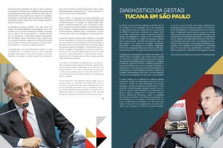 assumidos pelo presidente da Casa, e para ampliar as
condições de exercício dos mandatos e da própria ação
das Lideranças da Bancada e da Minoria. Além disto, foi
estabelecido com a Liderança do Governo e o presiden-
te da Casa um calendário para as audiências públicas do
Orçamento, antes e depois do envio da peça orçamen-
tária pelo Executivo.
Em paralelo às ações na Alesp, e em São Paulo, Rui
Falcão teve responsabilidade na articulação de um ca-
nal direto com o governo federal, em Brasília, organizan-
do um sistema de pronta-resposta. A medida permitiu
que os deputados e deputadas petistas dispusessem
de informações, dados e pareceres sobre vários temas,
com rapidez e precisão, garantindo condições favoráveis
para os parlamentares e enriquecendo o embate político,
principalmente, no período da disputa eleitoral.
O agravamento da crise financeira mundial, as suas
consequências no mercado interno e as providências
adotadas pelo governo Lula para proteger a economia
brasileira, o emprego e o poder aquisitivo dos brasileiros,
bem como a inação constante do governo Serra, foram
prioridades para a Liderança do PT, que colocou em re-
levo as duas formas de administrar.
Neste sentido, a realização da revista Diagnóstico da
Gestão Tucana em São Paulo foi importante instrumento
de sistematização e divulgação do projeto político defi-
ciente na área de transportes, com o Rodoanel e o Me-
trô; a ausência de políticas públicas de desenvolvimento
para o Estado; o prejuízo ao erário com as privatizações
e terceirizações, nefastas para o crescimento de São
Paulo e o bem-estar da população em áreas essenciais.
A partir do trabalho realizado pela Liderança, foi possível
tornar transparente a evolução dos gastos de publicida-
de, dos contratos e das licitações do governo paulista. A
Bancada denunciou incansavelmente a perversa política
de recursos hídricos da Sabesp, o vencimento dos con-
tratos, as ações de propaganda e o serviço público ine-
ficiente de uma empresa estatal apenas no nome, afeita
ao lucro, e que desrespeita o meio ambiente, prenun-
ciando há mais de quatro anos a crise da água que hoje
afeta milhões de paulistas.
O sucesso de iniciativas tão abrangentes a que se pro-
pôs a Liderança nesse período dependia, naturalmente,
de uma ação coletiva organizada, do envolvimento de
toda a equipe e, não menos importante, do apoio, da
confiança e da participação de toda a Bancada do PT –
uma condição que nunca faltou ao líder no cumprimento
de seu mandato.
No encerramento dos trabalhos desta equipe, ficou a
certeza de que os resultados dão testemunho do cum-
primento de grande parte das metas estabelecidas. E, se
não foi possível concretizar todos os objetivos propos-
tos, foram plantadas boas sementes, em sintonia com a
trajetória de lutas e de conquistas sociais do PT, que será
de grande valia para o trabalho das futuras lideranças.
O relatório socioeconômico realizado pela Bancada do
PT constituiu-se um verdadeiro raio-X da decadência
de São Paulo depois de quase 20 anos de governos
do PSDB. O documento, produzido em caráter inédi-
to na Alesp, demonstrou como os governos tucanos,
depois de dilapidarem o Estado com a transferência
de R$ 79,2 bilhões em leilões de empresas estatais
para o setor privado, do êxodo de empresas para ou-
tros estados e de casos de corrupção, conduziram
São Paulo a uma situação de completa calamidade.
Por trás da propaganda oficial, por exemplo, o PIB esta-
dual encolheu, de 37,3% para 33,9%, entre 1995 e 2007.
O diagnóstico foi produzido em formato de revista e dis-
tribuído para a população, que também pode consultá
-lo na internet, um legítimo instrumento de promoção da
democracia nas eleições de 2010, revelando o verdadei-
ro estilo de governar do PSDB. O relatório apresenta in-
formações precisas sobre como a redução do Estado, o
ajuste fiscal, o corte de verbas em áreas estratégicas, as
privatizações e a transferência de serviços públicos ao
mercado, enfraqueceram São Paulo, e a sua capacida-
de de promover qualidade de vida para o povo paulista.
O maior prejuízo foi a ausência de políticas públicas
estruturais, da falta de capacidade do governo em ad-
ministrar e investir em áreas essenciais como saúde,
educação, emprego, transporte, abastecimento e meio
ambiente. A administração estadual também foi mar-
cada no período, pela transferência de atribuições do
governo para as cidades sem o respectivo repasse;
arrocho salarial dos servidores; queda na qualidade
dos serviços de saúde e da estrutura de proteção so-
cial; ausência de uma política de educação e de cul-
tura; a multiplicação de pedágios com as tarifas mais
caras do País; além do sucateamento da malha ferro-
viária e da corrupção no sistema metroviário paulista.
diagnóstico da gestão
tucana em são paulo
O governo tucano também demonstrou ingerência em
áreas essenciais como segurança pública, com o aumen-
to da criminalidade e o recrudescimento do crime organi-
zado. O diagnóstico petista também revelou, já naquela
época, a crise anunciada na área de abastecimento, que
apesar dos lucros bilionários da Sabesp – que atende 32
das 39 cidades da Região Metropolitana de São Paulo,
a companhia deixou de investir em programas de redu-
ção de perdas de água, na expansão de sistemas pro-
dutores e na ampliação dos reservatórios; culminando
hoje, em uma crise sem precedentes na história. Um
retrato vergonhoso e deprimente das gestões tucanas.
(Disponível em www.ptalesp.org.br/publicacao/revistadiagnostico)
12 13
 